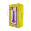 HITSENS 3 - Dildo de Silicona de Doble Densidad (Color Lila)